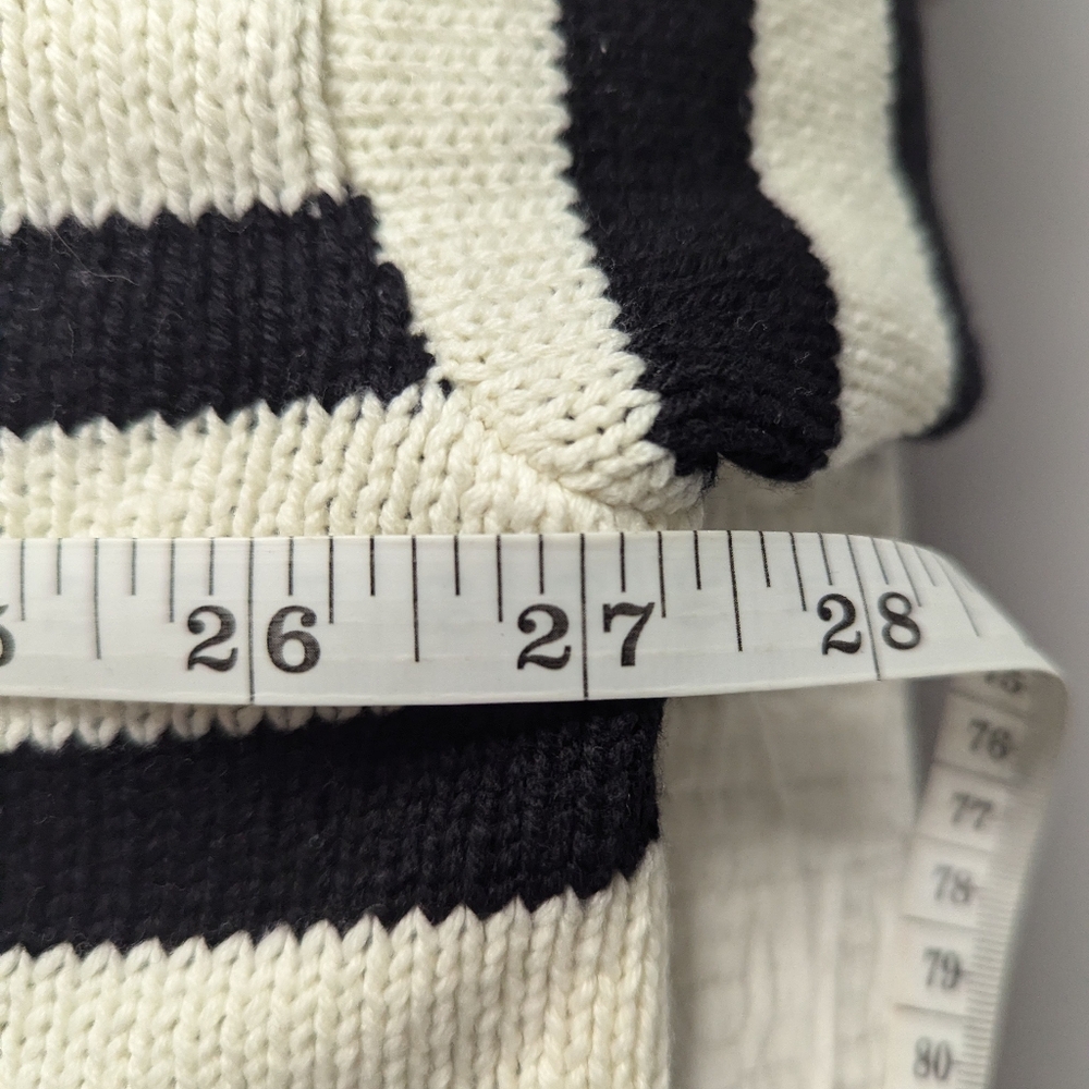 Maurice's Stripe Oversized Lace Up Front Collar‎ Sweater Size 2X NWT - Picture 6 of 12